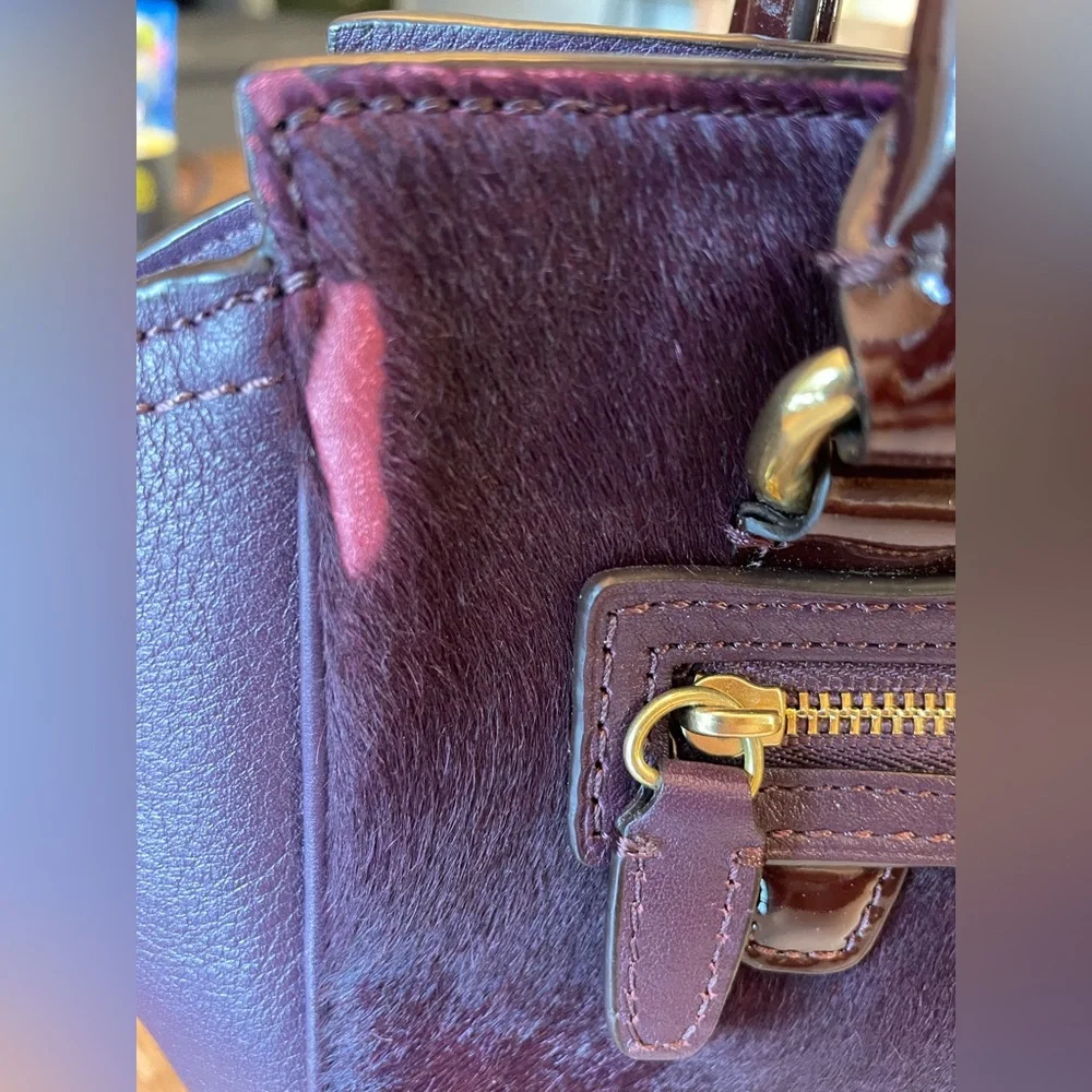 Coach Rare Calf Hair crossbody/satchel Bag - Picture 8 of 16